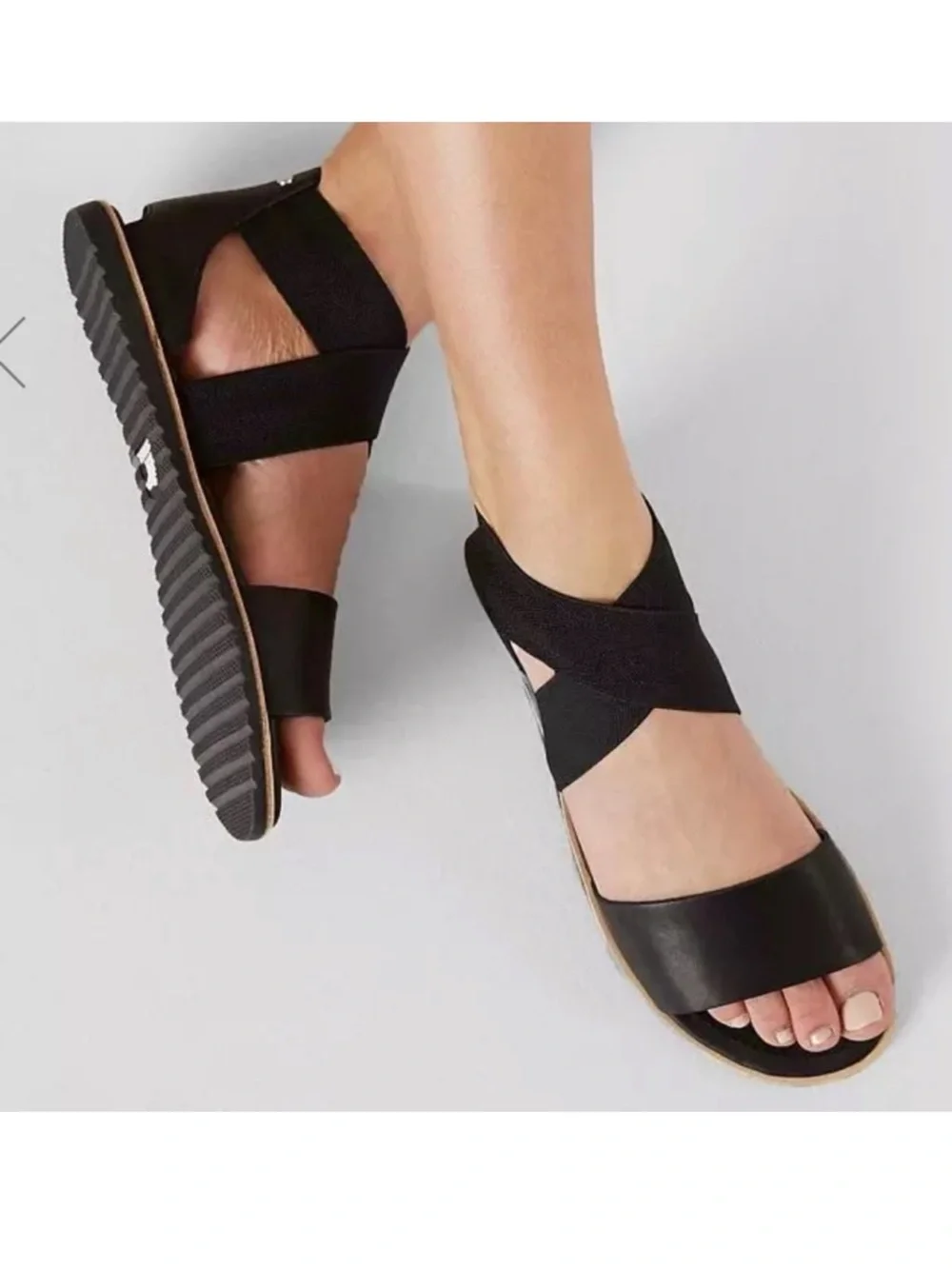 Sorel Women's Ella Sandals in black